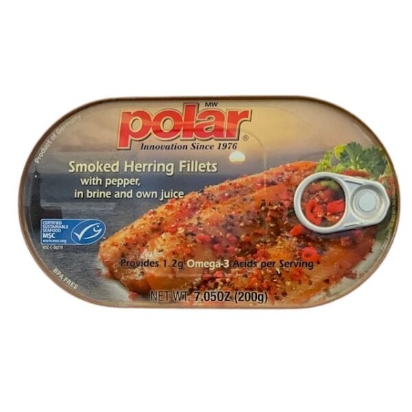 4z3 MW Polar Smoked Herring in Vegetable Flavored Oil